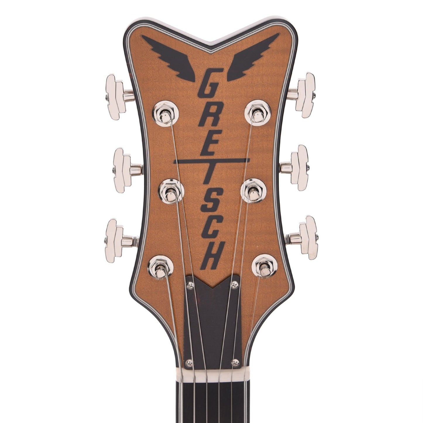 Gretsch G6134TFM-NH Nigel Hendroff Signature Penguin Amber Flame Electric Guitars / Solid Body