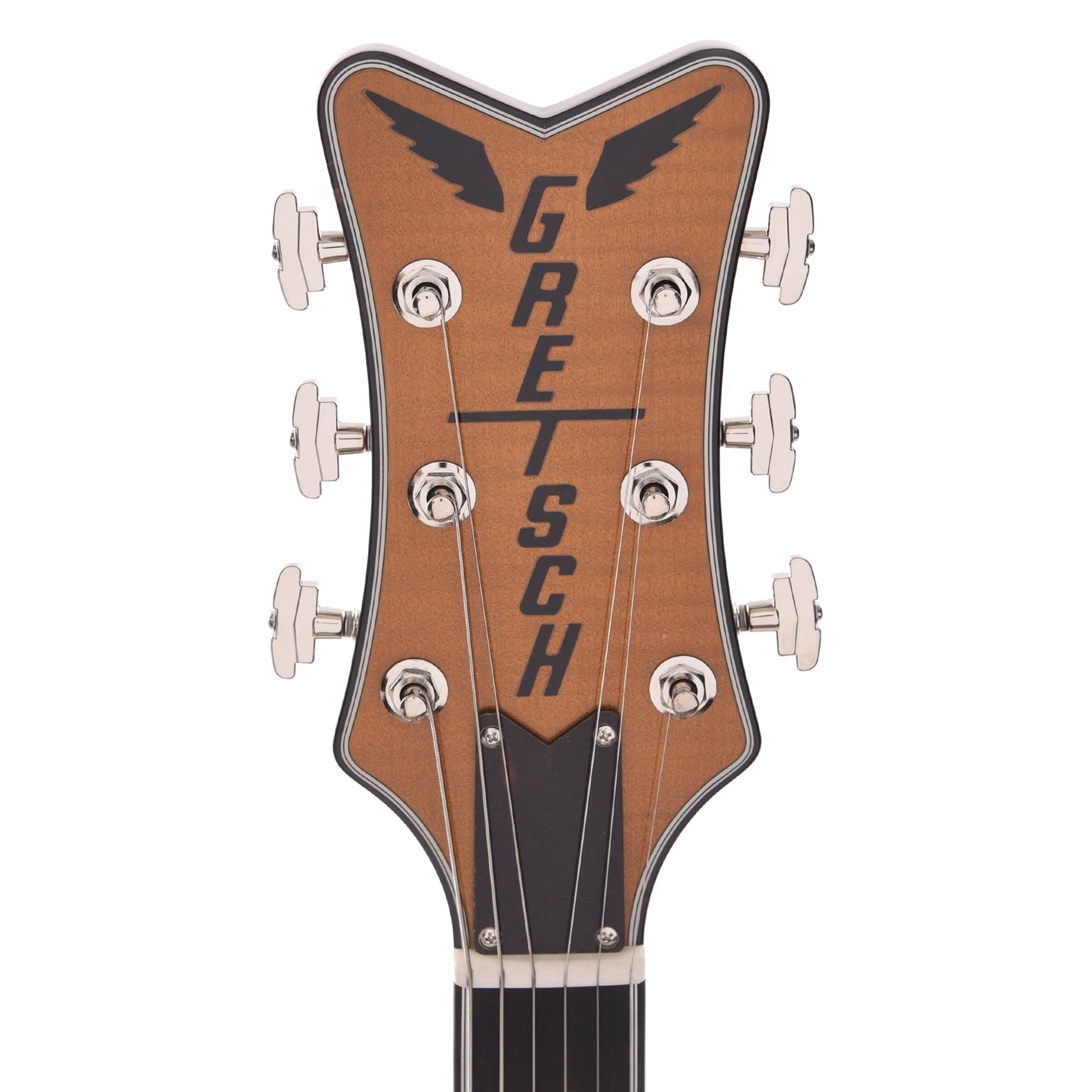 Gretsch G6134TFM-NH Nigel Hendroff Signature Penguin Amber Flame Electric Guitars / Solid Body