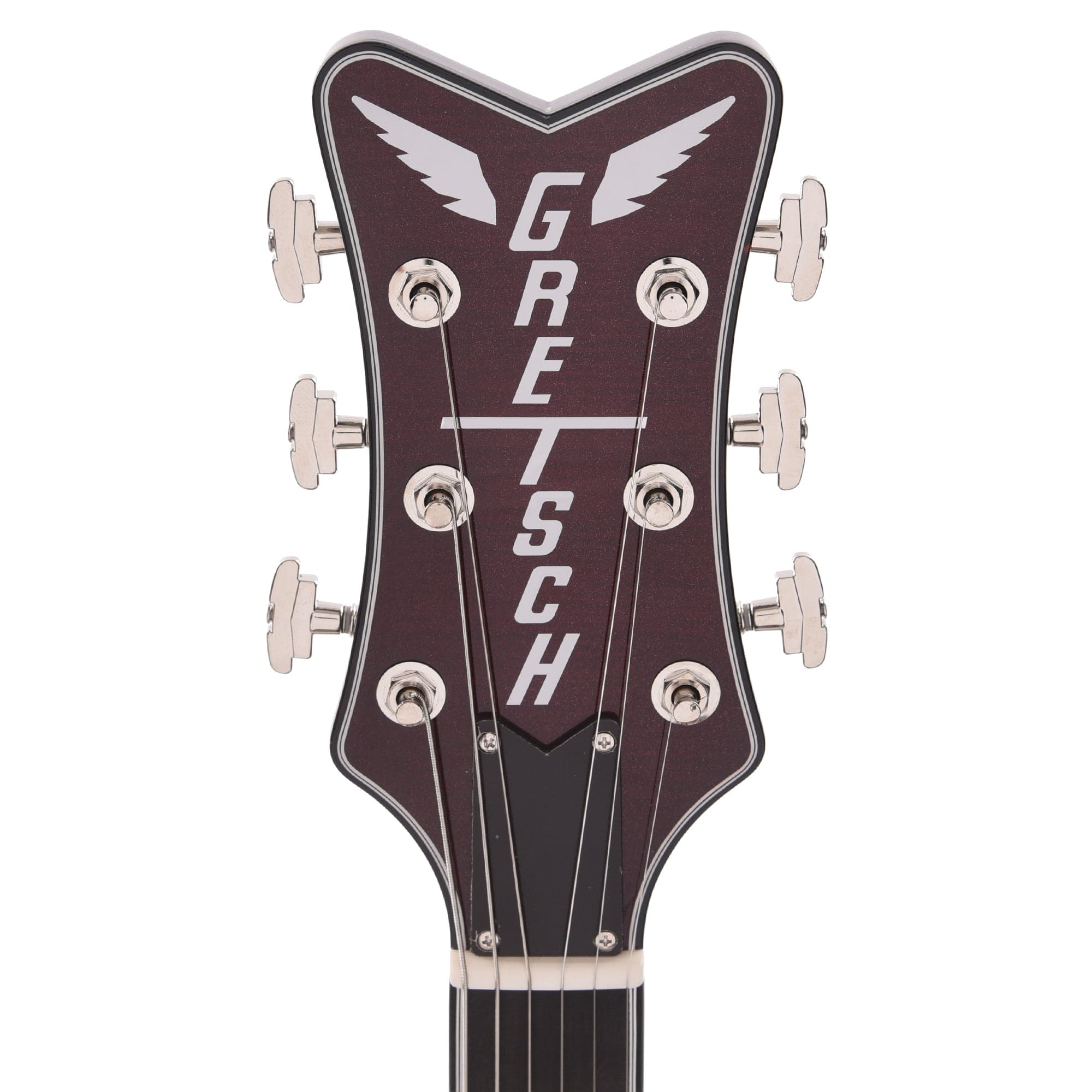 Gretsch G6134TFM-NH Nigel Hendroff Signature Penguin Dark Cherry Metallic Flame Electric Guitars / Solid Body