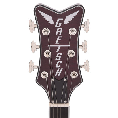 Gretsch G6134TFM-NH Nigel Hendroff Signature Penguin Dark Cherry Metallic Flame Electric Guitars / Solid Body