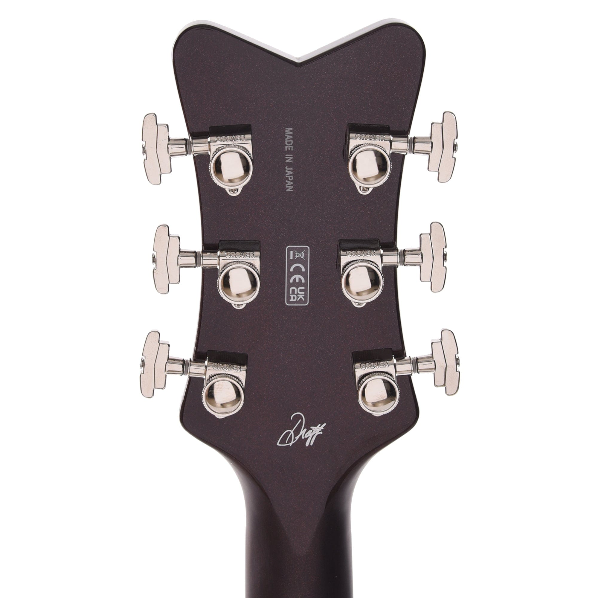 Gretsch G6134TFM-NH Nigel Hendroff Signature Penguin Dark Cherry Metallic Flame Electric Guitars / Solid Body