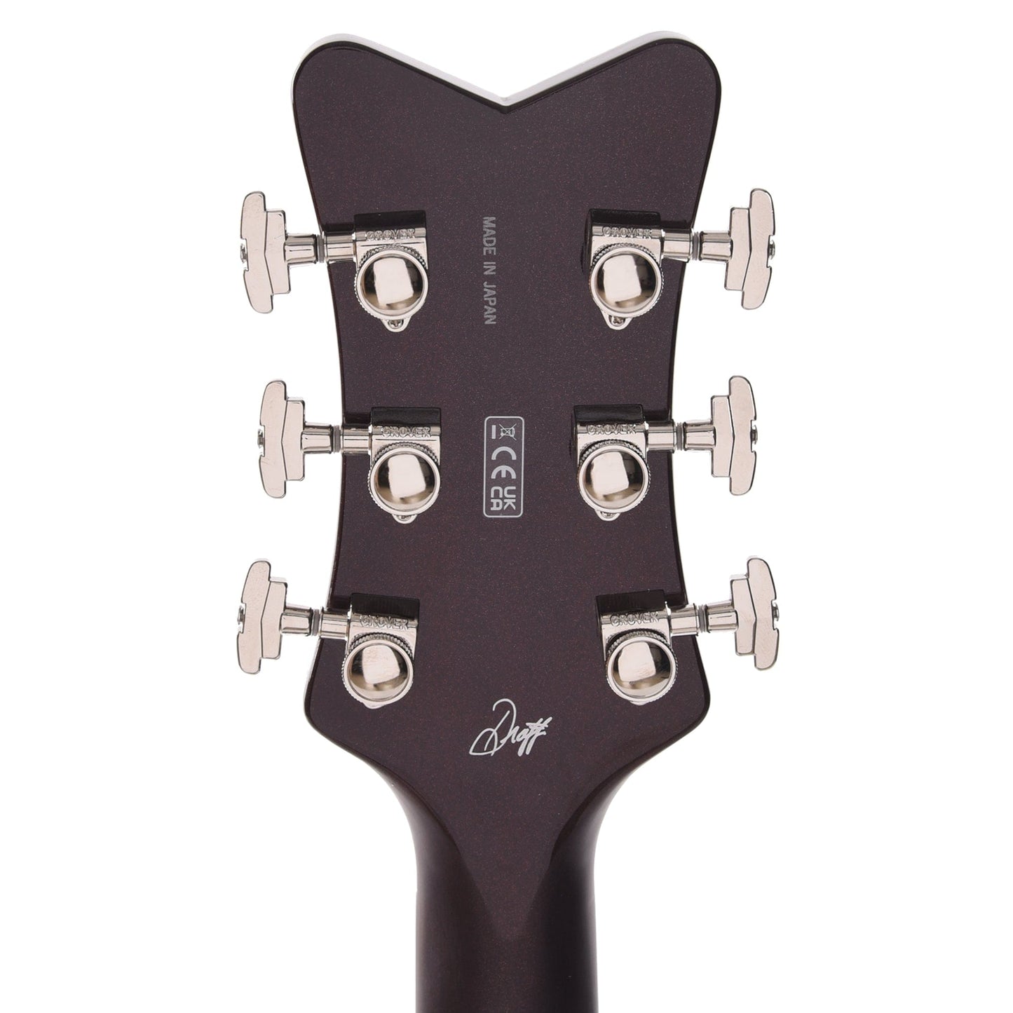 Gretsch G6134TFM-NH Nigel Hendroff Signature Penguin Dark Cherry Metallic Flame Electric Guitars / Solid Body