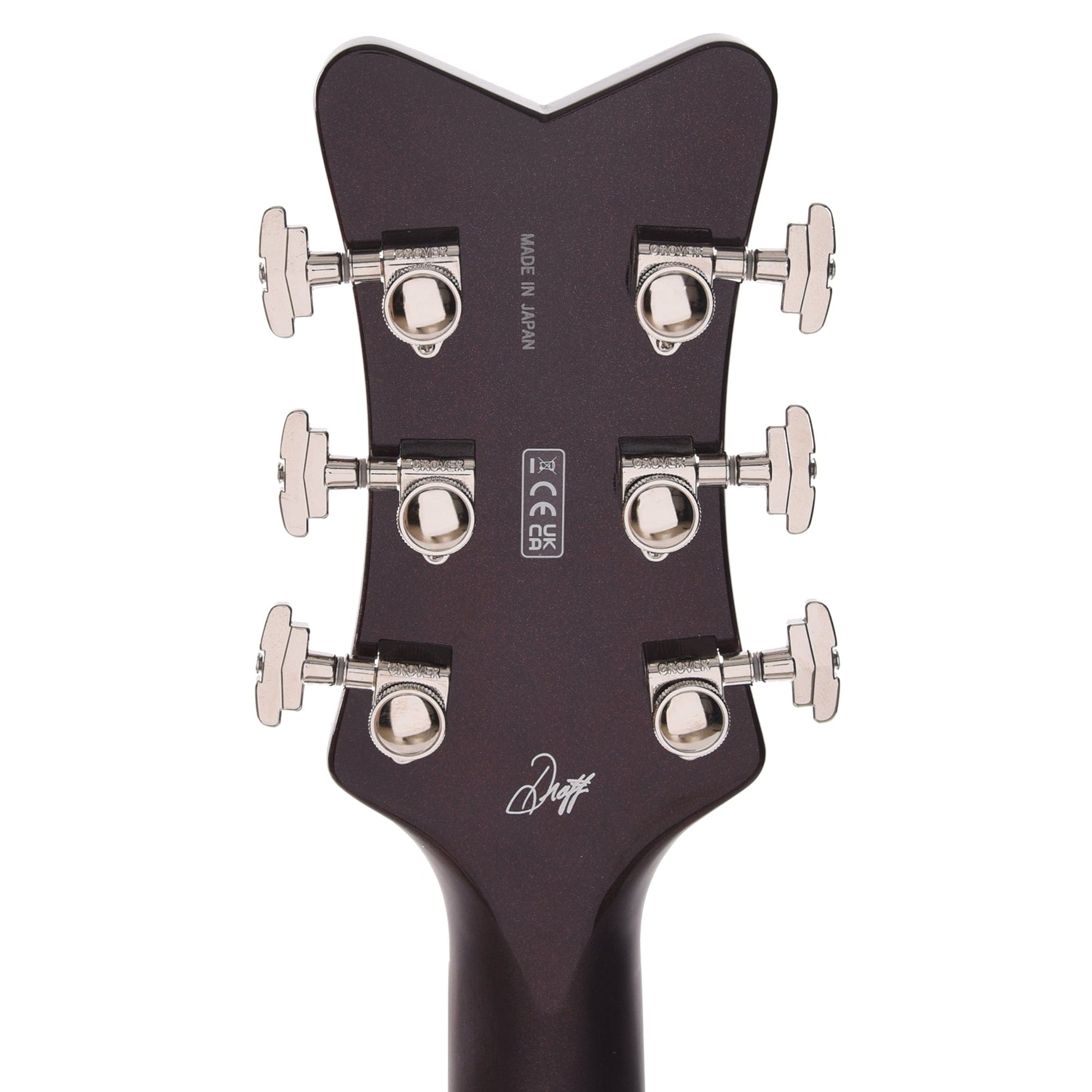 Gretsch G6134TFM-NH Nigel Hendroff Signature Penguin Dark Cherry Metallic Flame Electric Guitars / Solid Body