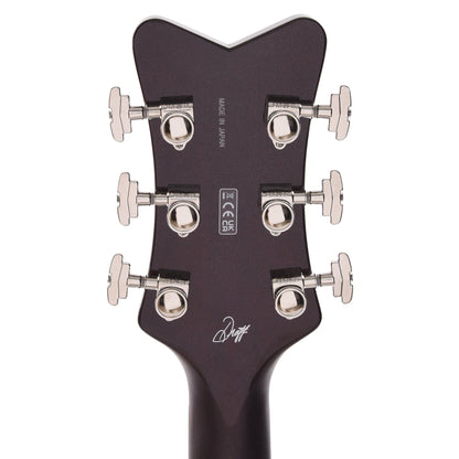 Gretsch G6134TFM-NH Nigel Hendroff Signature Penguin Dark Cherry Metallic Flame Electric Guitars / Solid Body