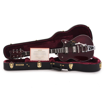 Gretsch G6134TFM-NH Nigel Hendroff Signature Penguin Dark Cherry Metallic Flame Electric Guitars / Solid Body