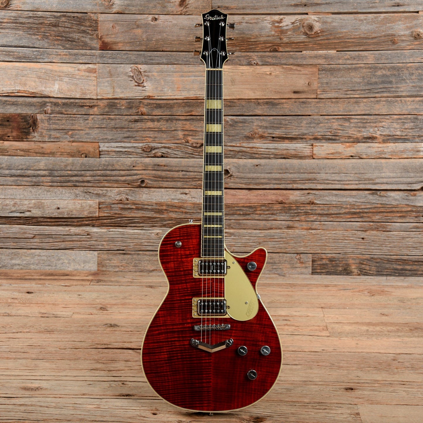 Gretsch G6228FM Players Edition Jet BT with V-Stoptail Crimson Stain 2018 Electric Guitars / Solid Body