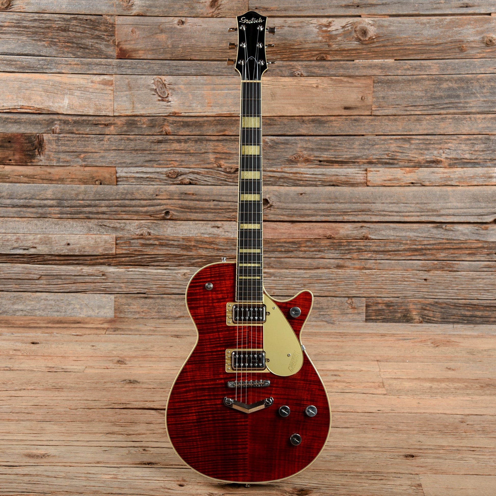 Gretsch G6228FM Players Edition Jet BT with V-Stoptail Crimson Stain 2018 Electric Guitars / Solid Body