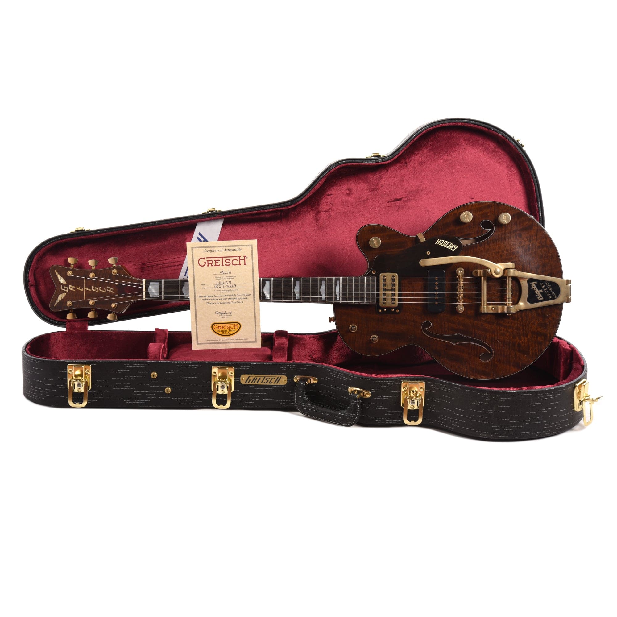 Gretsch Custom Shop G6659TG Broadcaster Jr. Claro Walnut Relic