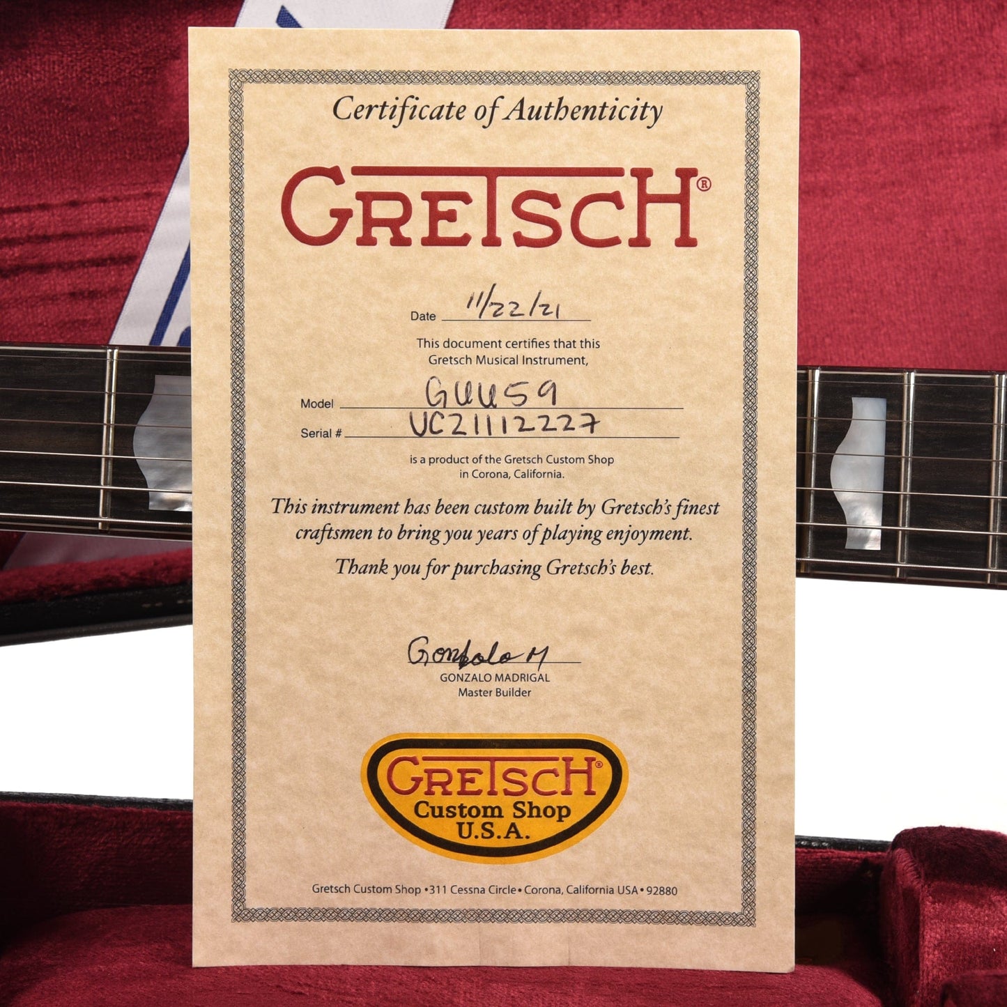 Gretsch Custom Shop G6659TG Broadcaster Jr. Claro Walnut Relic