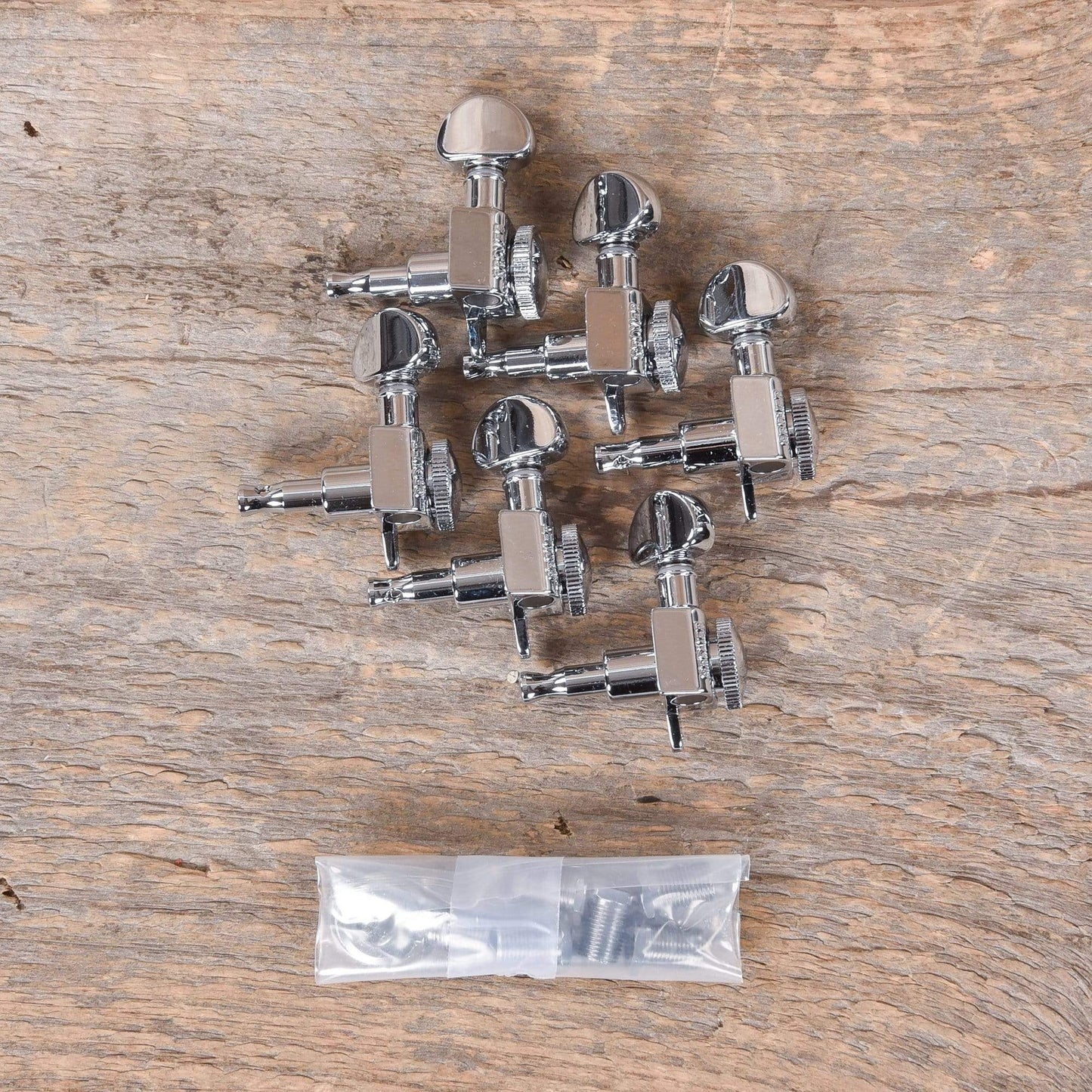 Allparts Grover 6-in-line Chrome Locking Tuners Parts / Tuning Heads