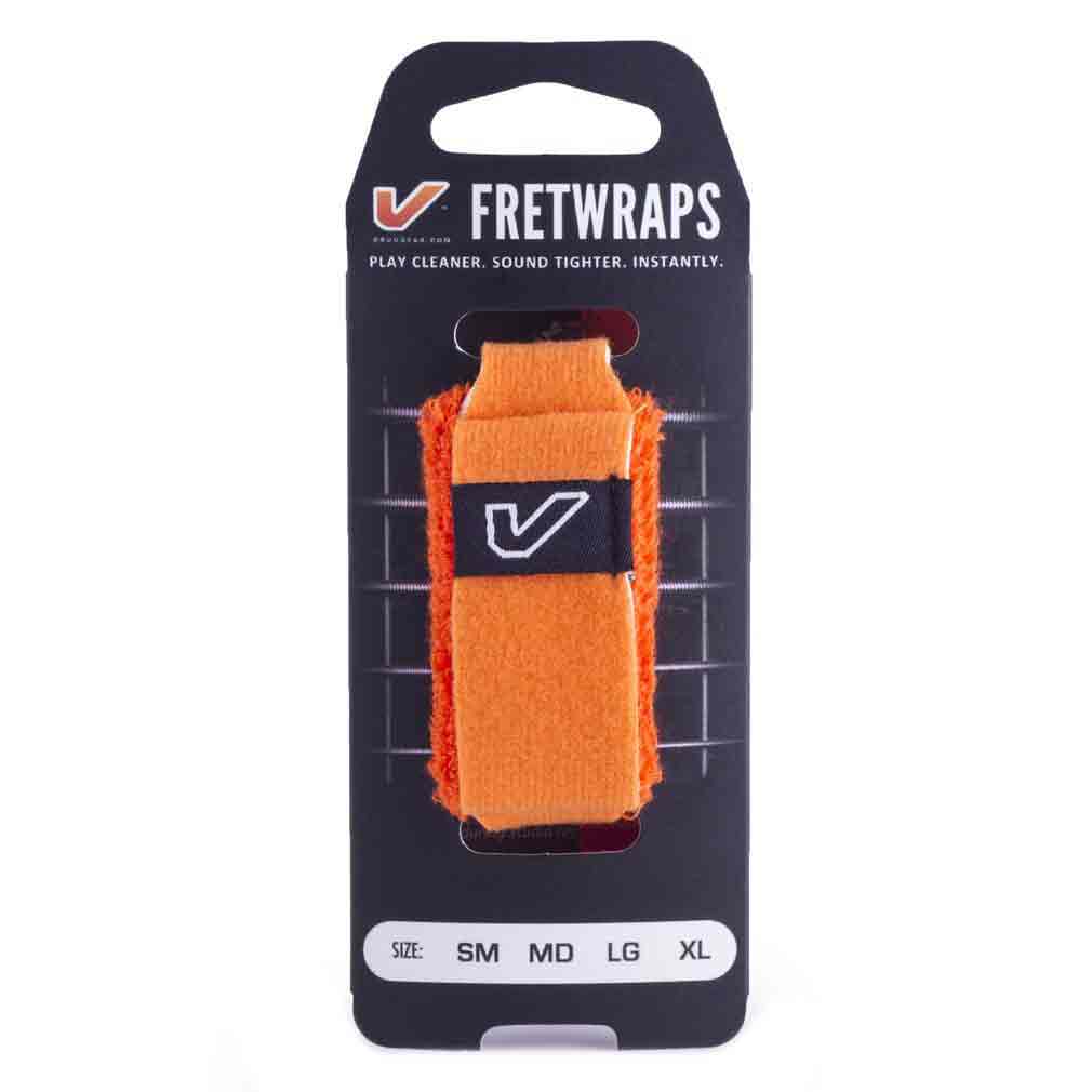 Gruv Gear FretWraps HD Flare Orange Guitar String Muter 1-Pack Small Accessories / Capos