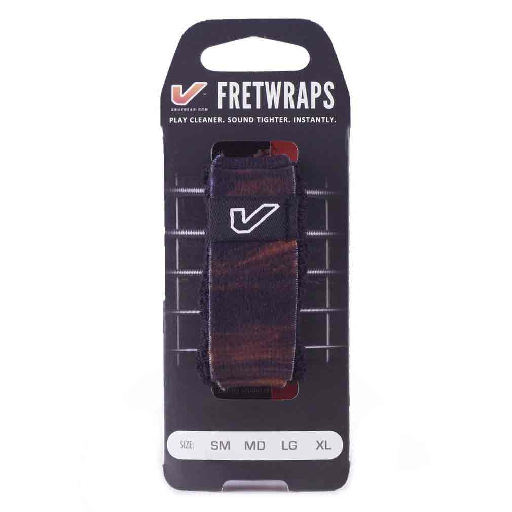 Gruv Gear FretWraps Wood Walnut Guitar String Muter 1-Pack Medium Accessories / Capos
