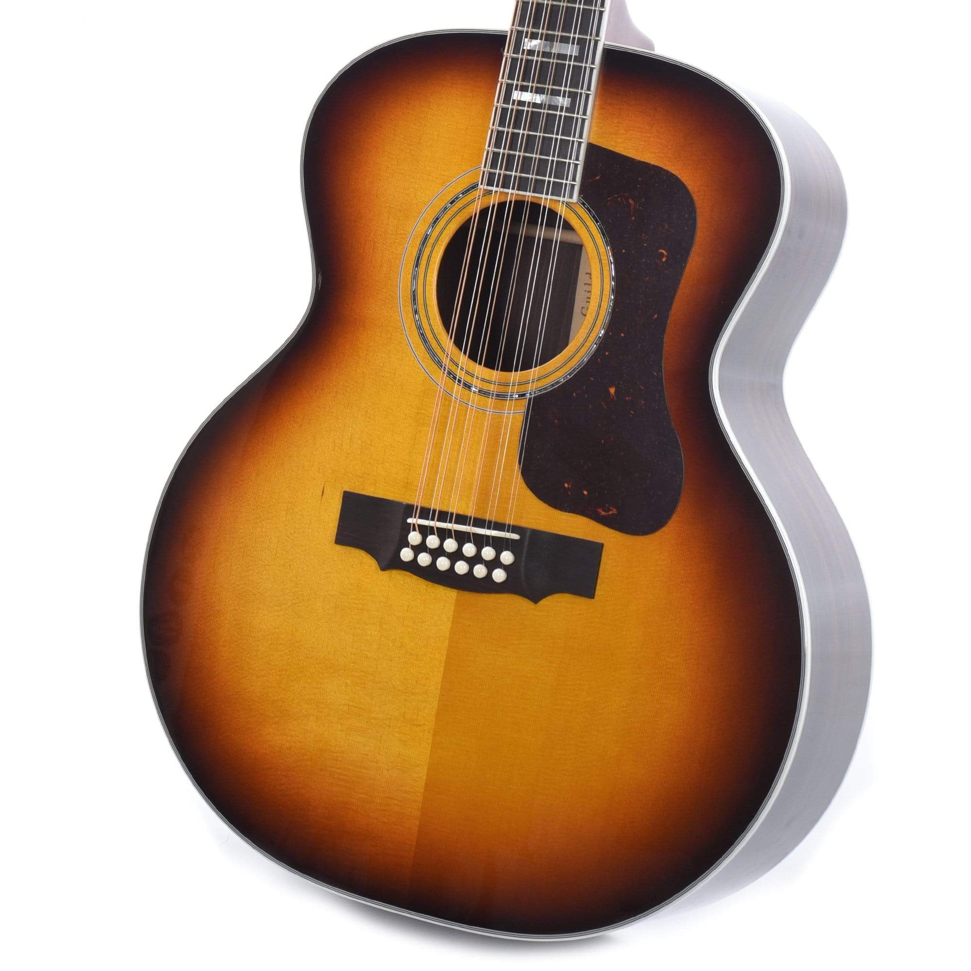 Guild F-512 12-String Acoustic Sitka/Rosewood Antique Burst Acoustic Guitars / 12-String