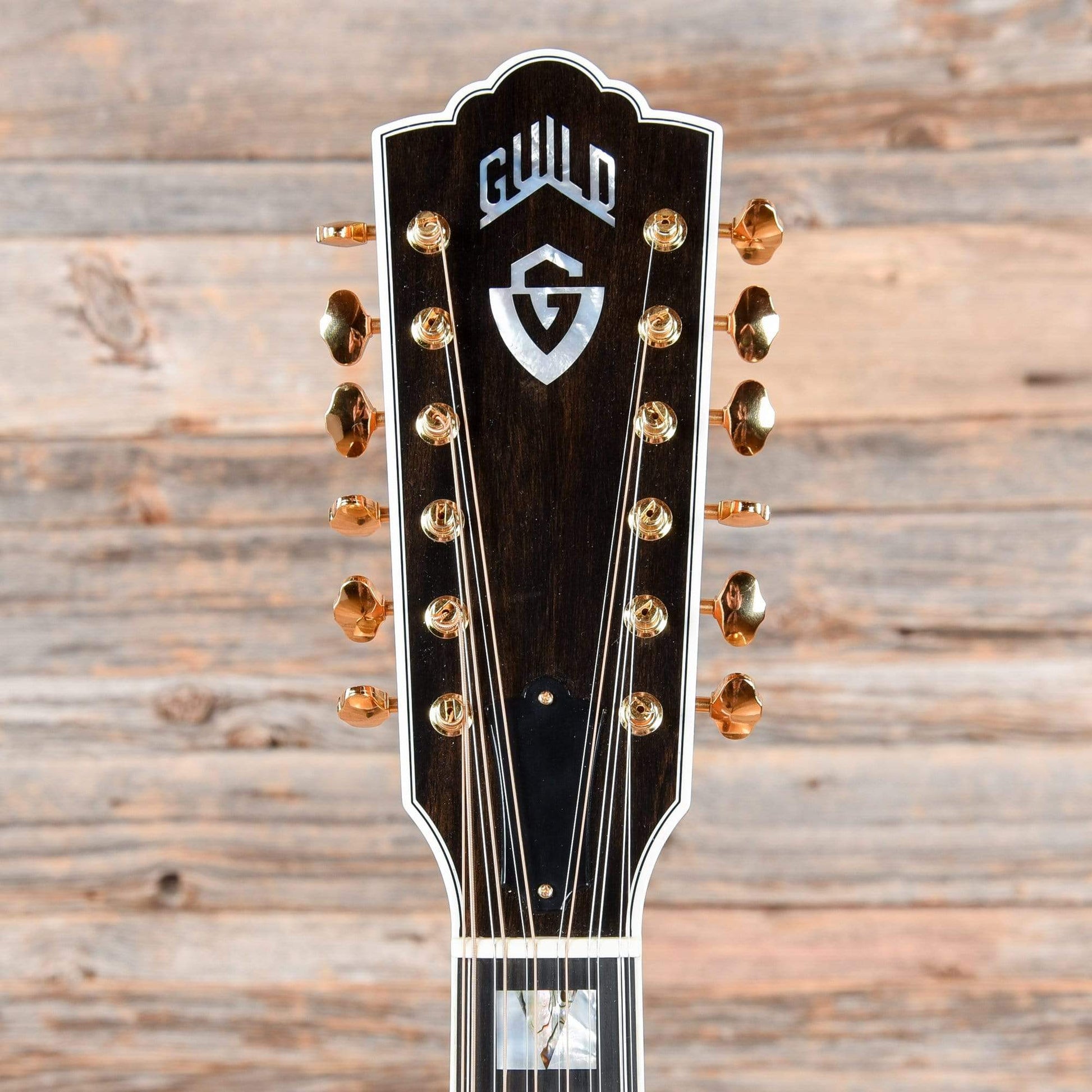 Guild USA F-512 Maple Jumbo 12-String Blonde Acoustic Guitars / 12-String