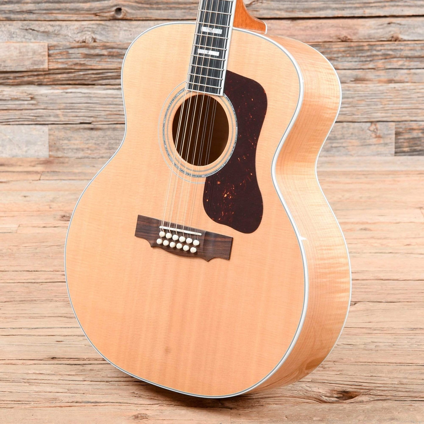 Guild USA F-512 Maple Jumbo 12-String Blonde Acoustic Guitars / 12-String