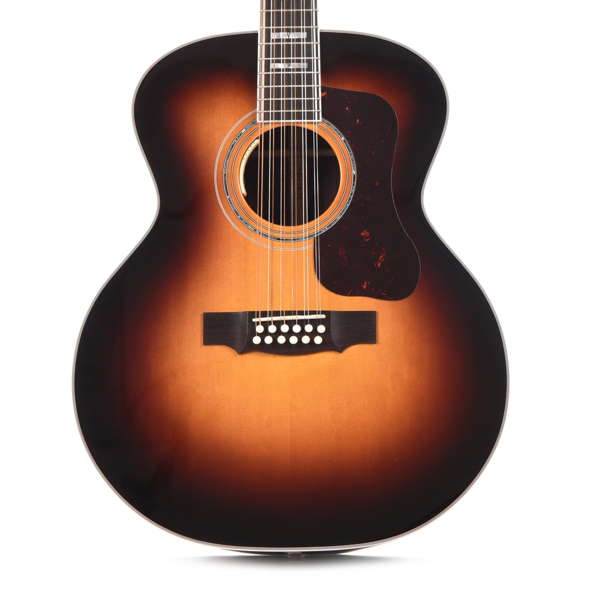Guild USA F-512E Jumbo 12-String Sitka/Rosewood Antique Burst Acoustic Guitars / 12-String