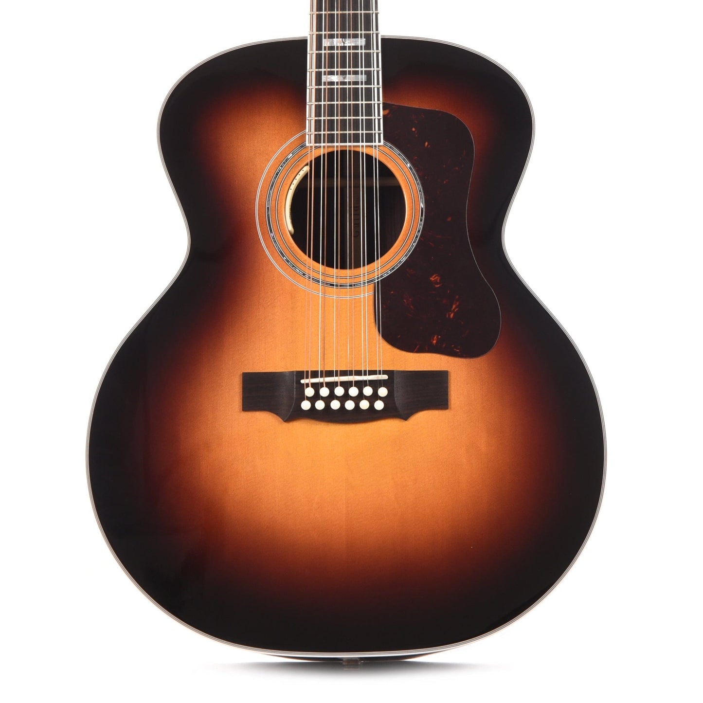 Guild USA F-512E Jumbo 12-String Sitka/Rosewood Antique Burst Acoustic Guitars / 12-String