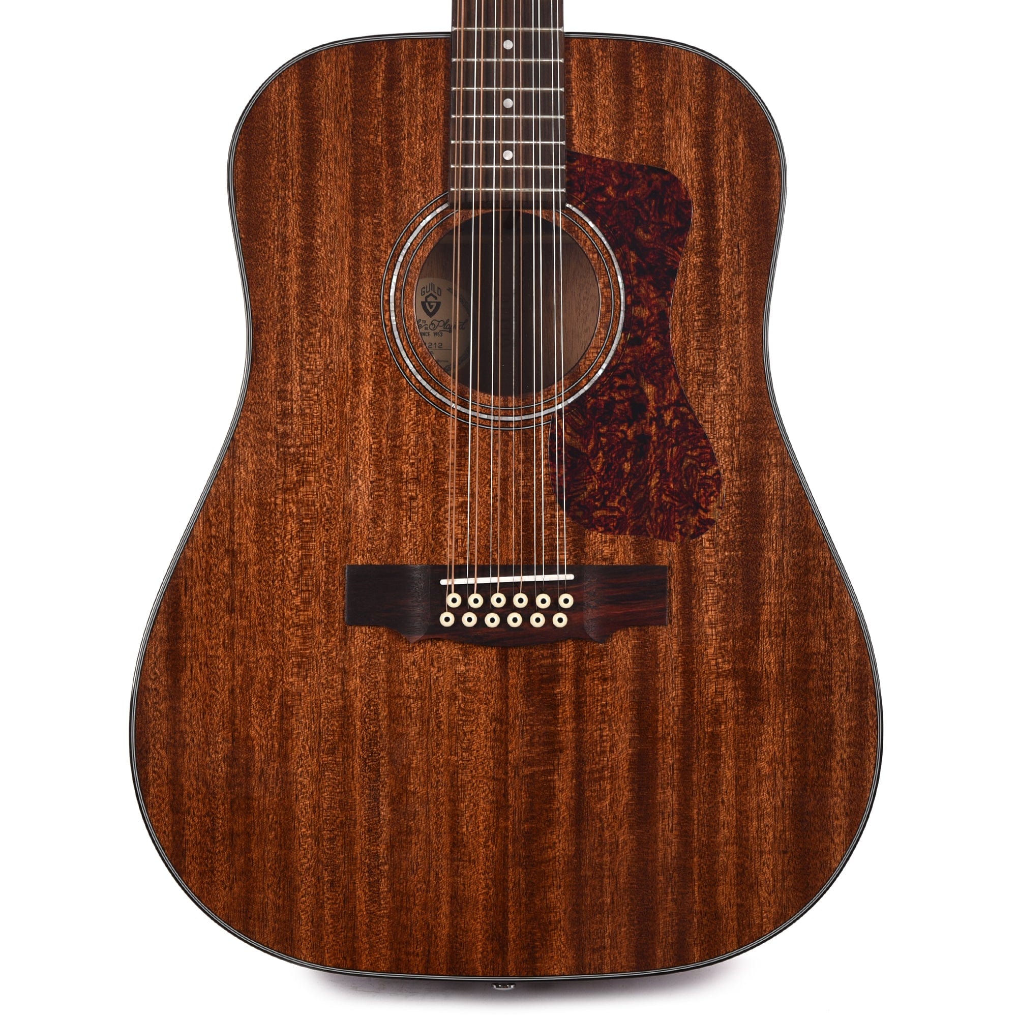 Guild Westerly D-1212 Dreadnought 12-String Mahogany Natural Gloss Acoustic Guitars / 12-String