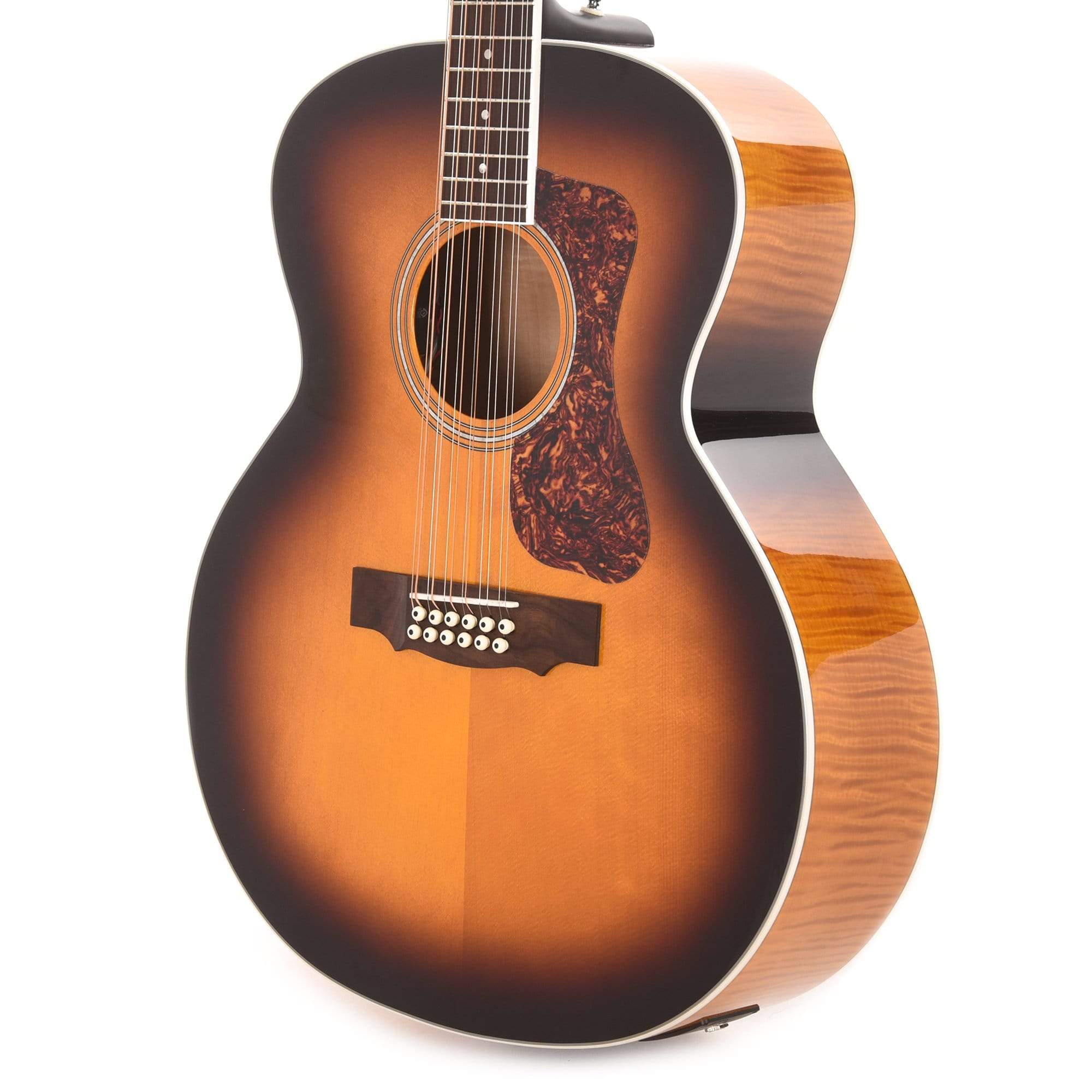 Guild Westerly F-2512E Archback Deluxe Maple Jumbo 12-String Antique Burst Acoustic Guitars / 12-String