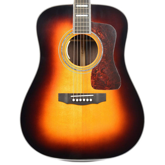 Guild USA D-55E Dreadnought Sitka/Rosewood Antique Sunburst w/LR Baggs Anthem & Hardshell Case Acoustic Guitars / Built-in Electronics