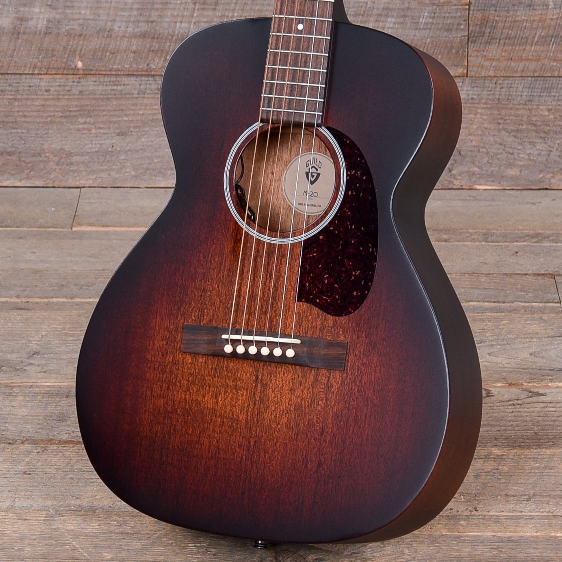 Guild USA M-20e Concert Acoustic Electric Vintage Burst w/ LR Baggs Pickup Acoustic Guitars / Built-in Electronics