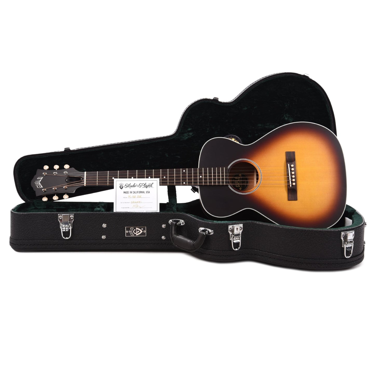 Guild Special Run M-40 Tear Drop Burst Satin Acoustic Guitars / Concert