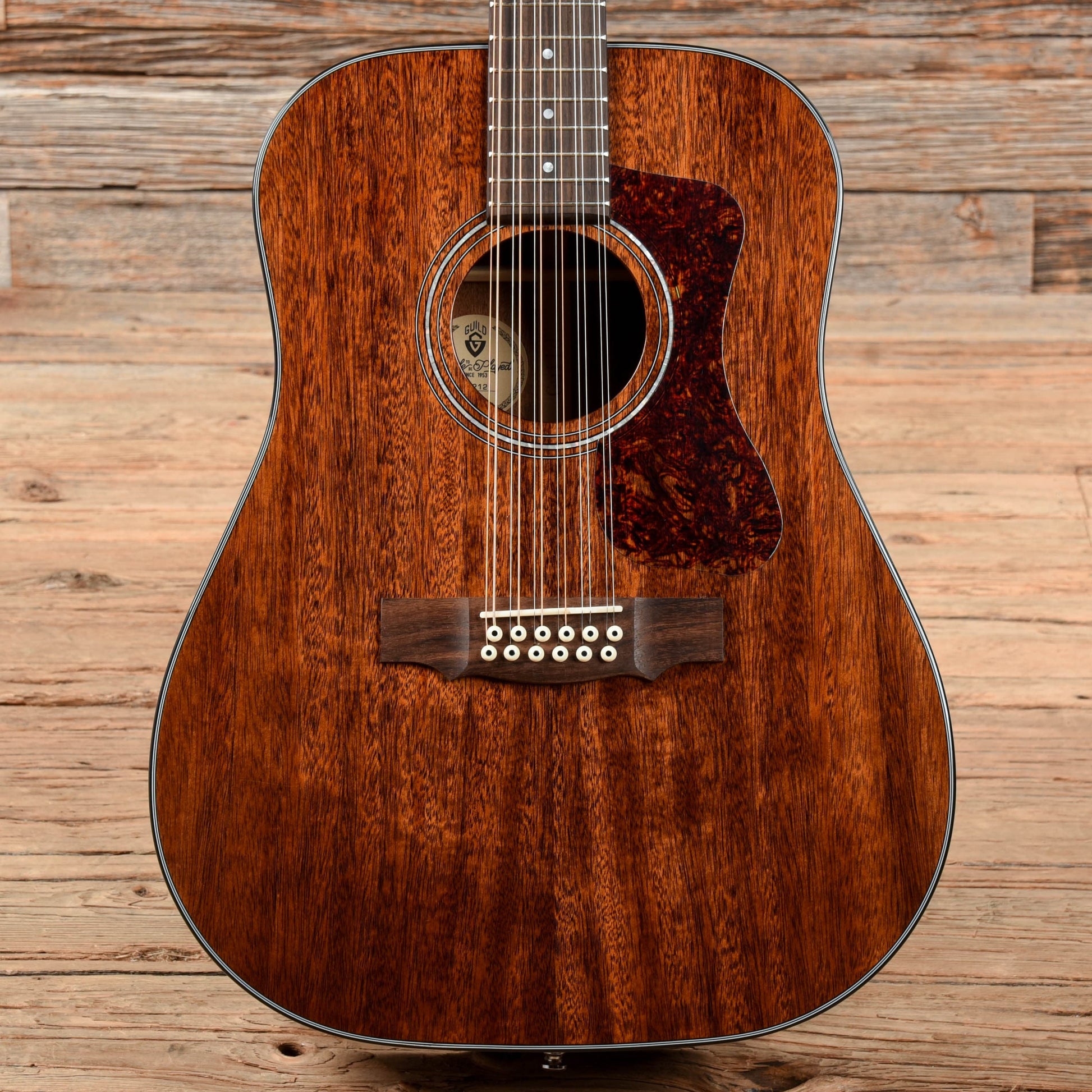 Guild D-1212 Natural Acoustic Guitars / Dreadnought