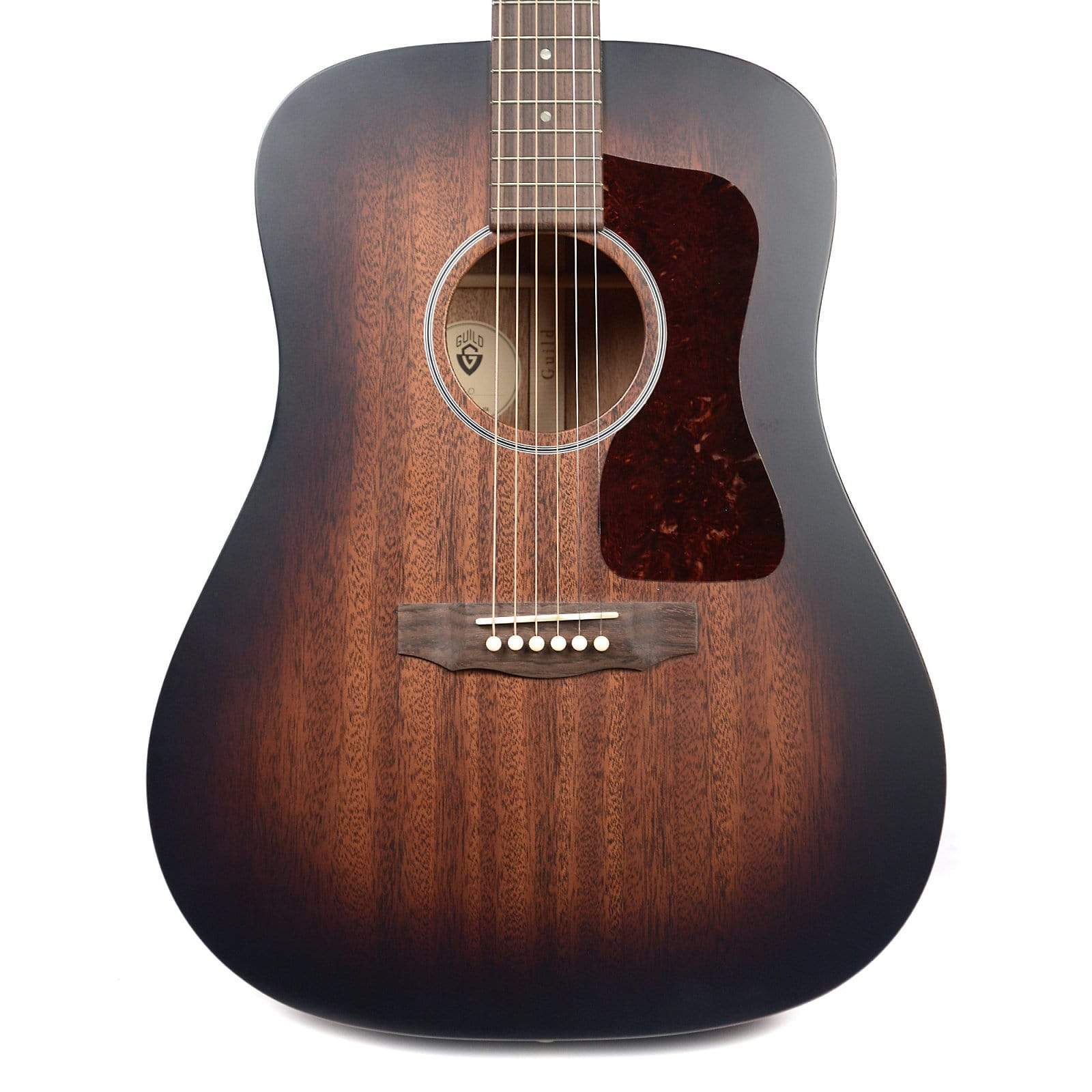 Guild USA D-20 Dreadnought Acoustic Vintage Sunburst Acoustic Guitars / Dreadnought