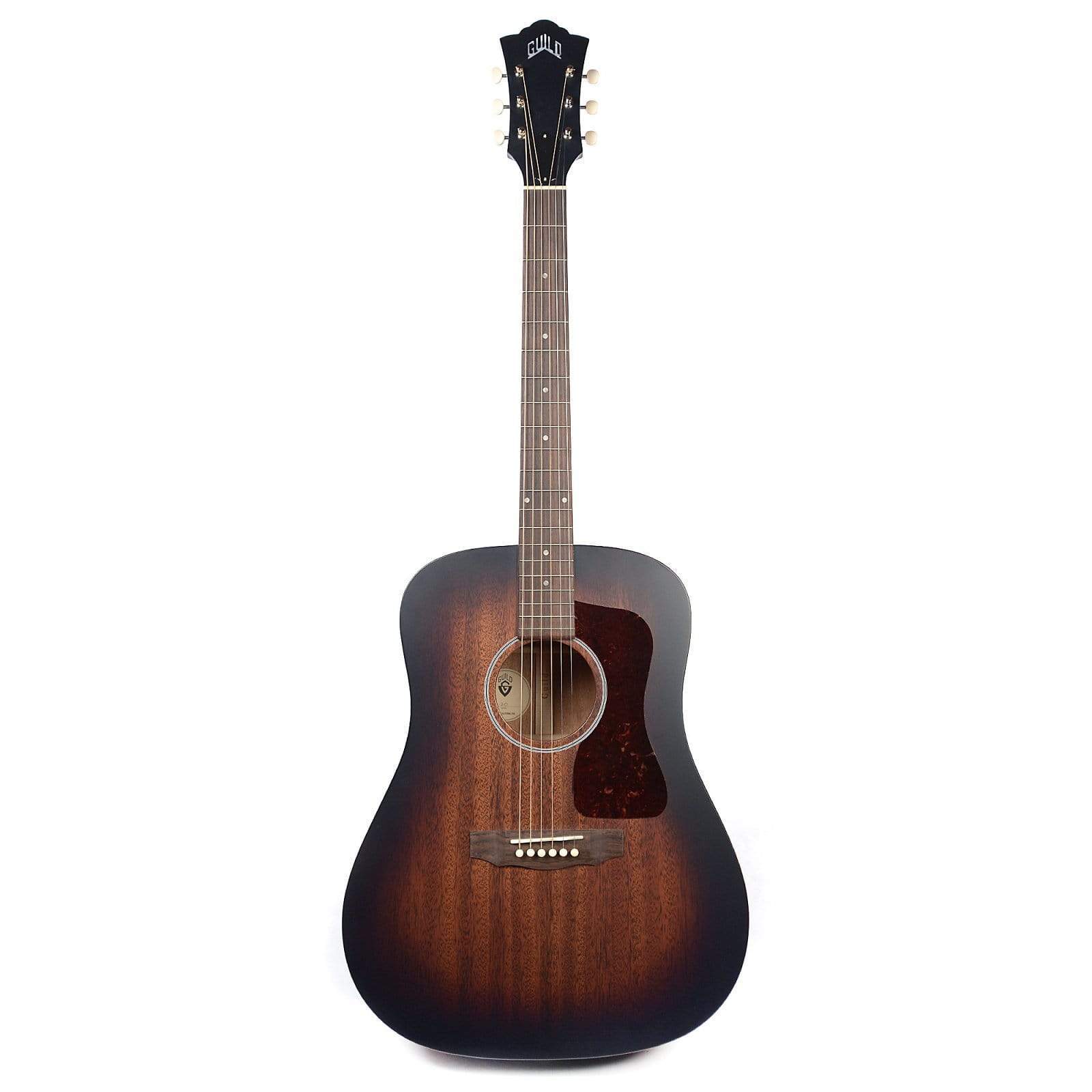 Guild USA D-20 Dreadnought Acoustic Vintage Sunburst Acoustic Guitars / Dreadnought