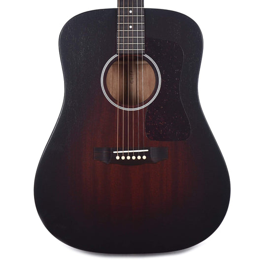 Guild USA D-20 Dreadnought Mahogany Vintage Sunburst Satin Acoustic Guitars / Dreadnought
