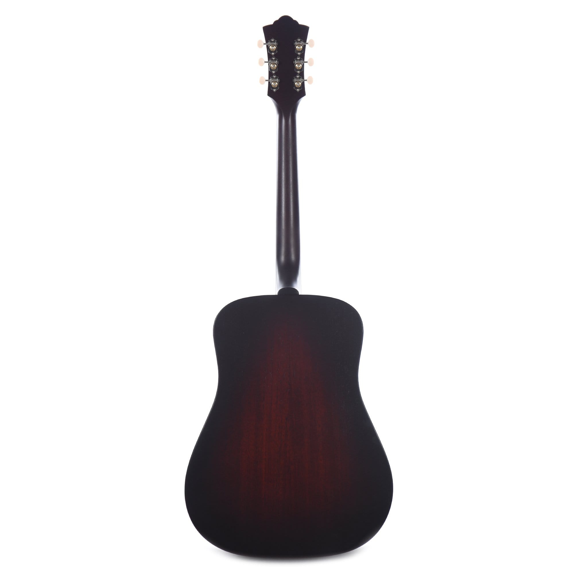 Guild USA D-20 Dreadnought Mahogany Vintage Sunburst Satin Acoustic Guitars / Dreadnought