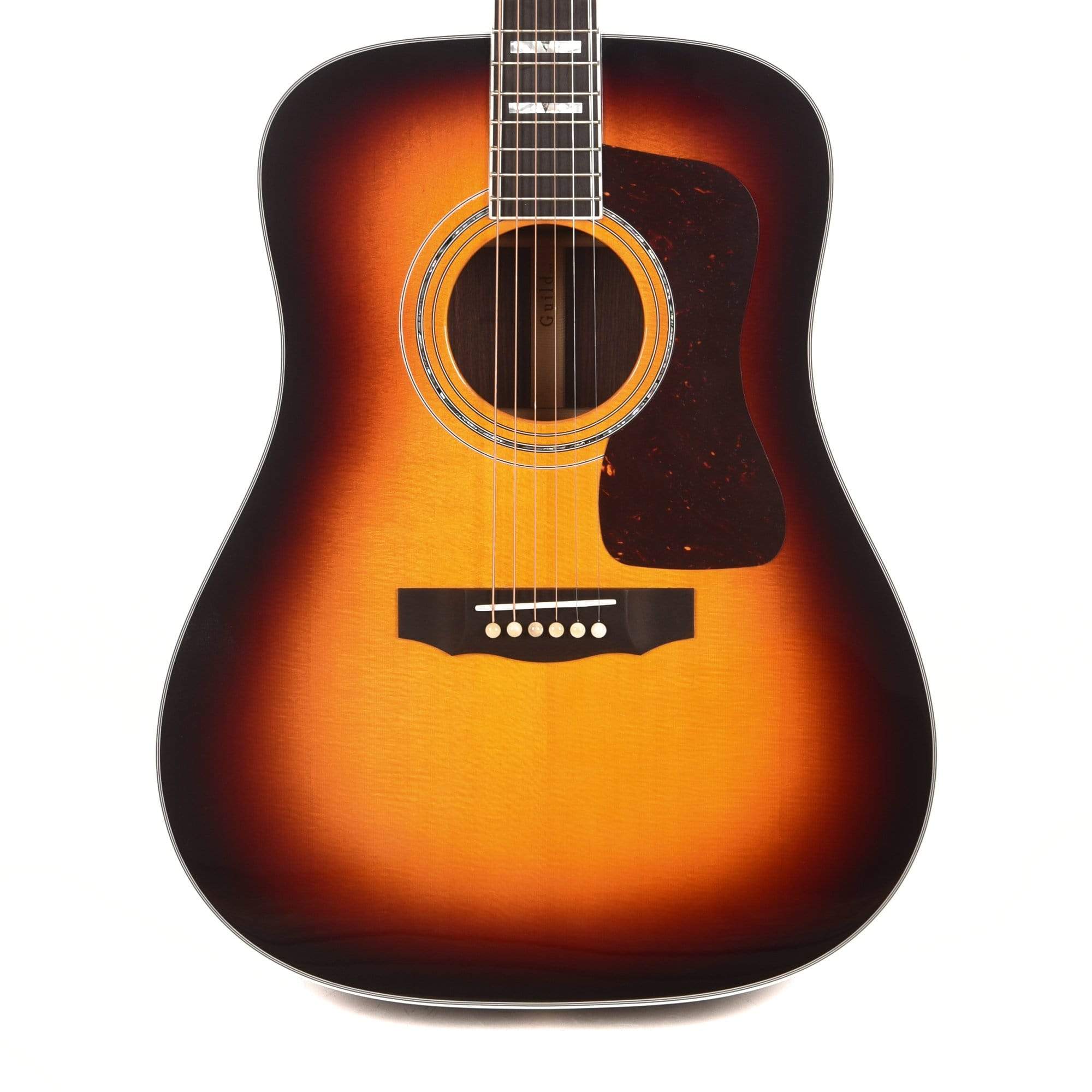 Guild USA D-55 Dreadnought Sitka/Rosewood Antique Burst Acoustic Guitars / Dreadnought