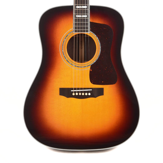 Guild USA D-55 Dreadnought Sitka/Rosewood Antique Burst Acoustic Guitars / Dreadnought