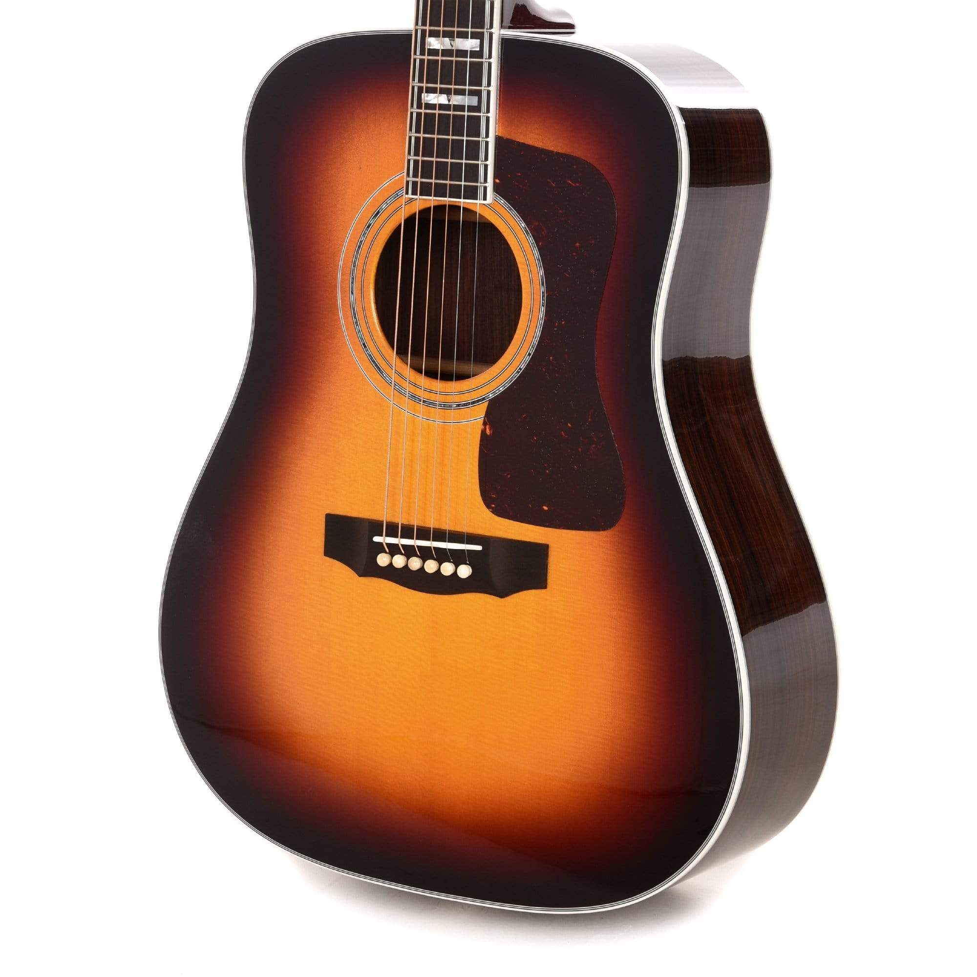 Guild USA D-55 Dreadnought Sitka/Rosewood Antique Burst Acoustic Guitars / Dreadnought