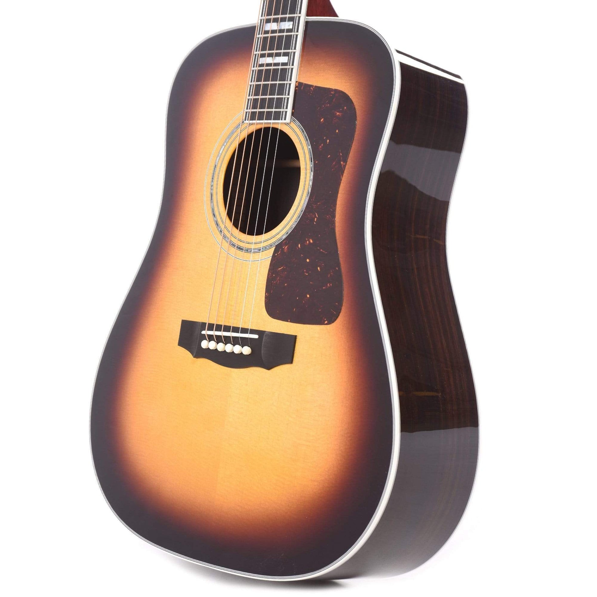 Guild USA D-55 Dreadnought Sitka/Rosewood Antique Burst Acoustic Guitars / Dreadnought