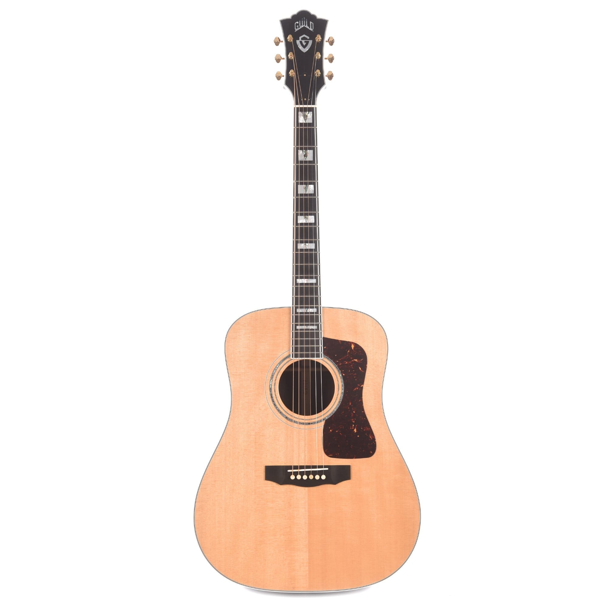Guild USA D-55 Dreadnought Sitka/Rosewood Natural Acoustic Guitars / Dreadnought