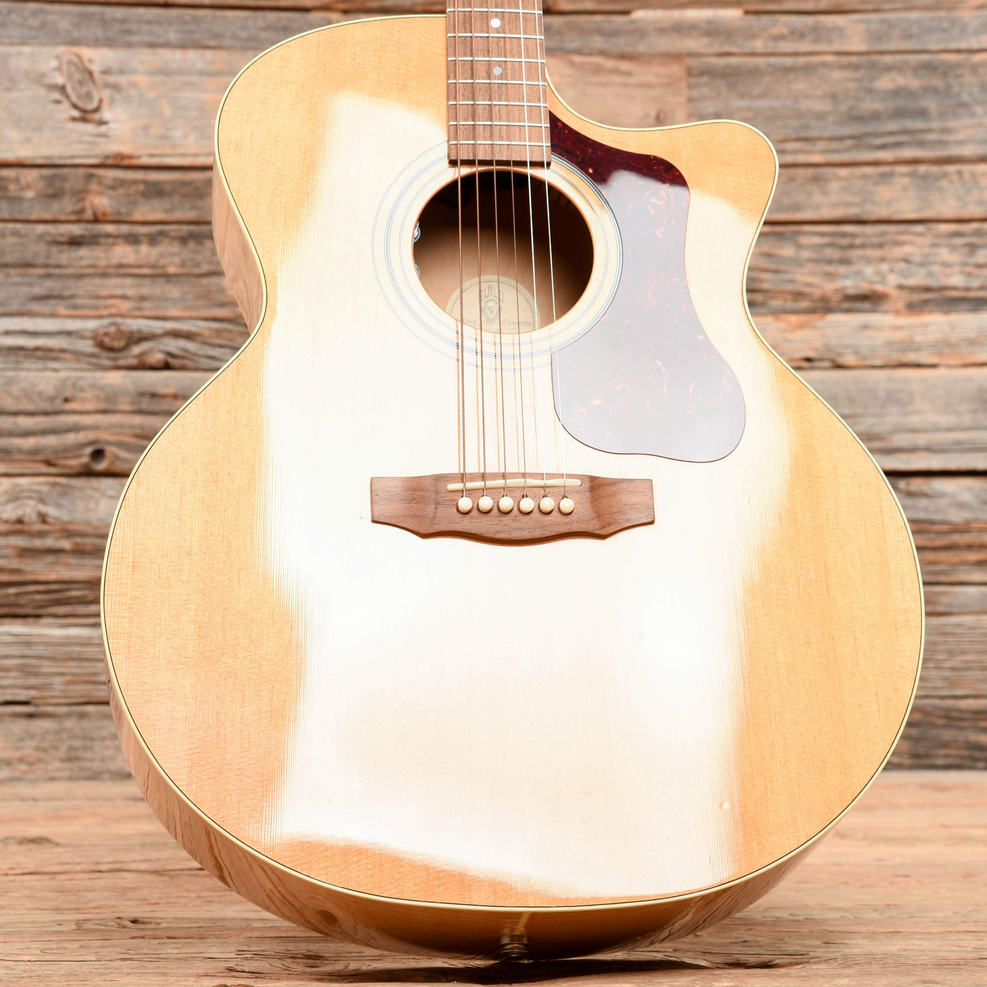 Guild F-50CE Standard Natural Acoustic Guitars / Jumbo