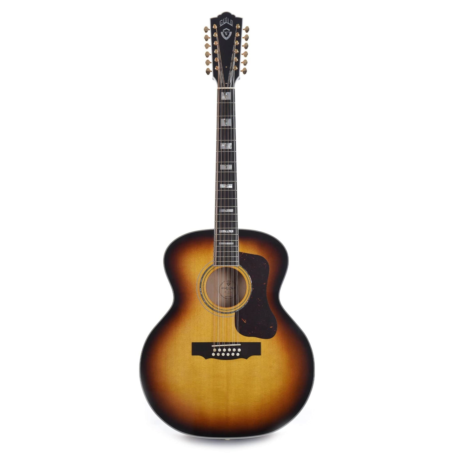 Guild F-512 Maple Antique Sunburst Acoustic Guitars / Jumbo