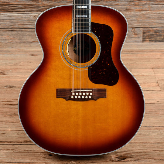 Guild F512E Sunburst Acoustic Guitars / Jumbo
