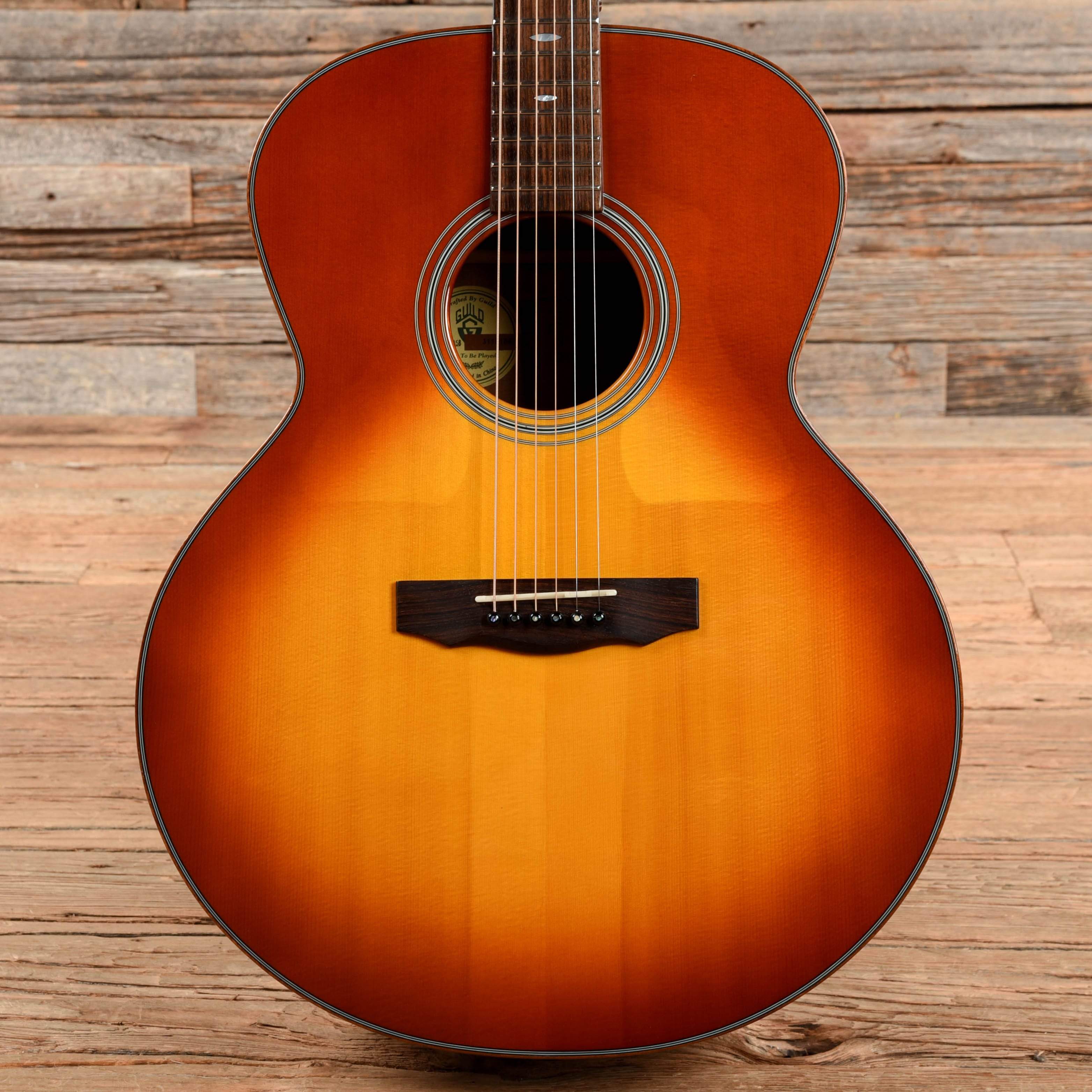 Guild GAD-JF48ASB Antique Sunburst Acoustic Guitars / Jumbo