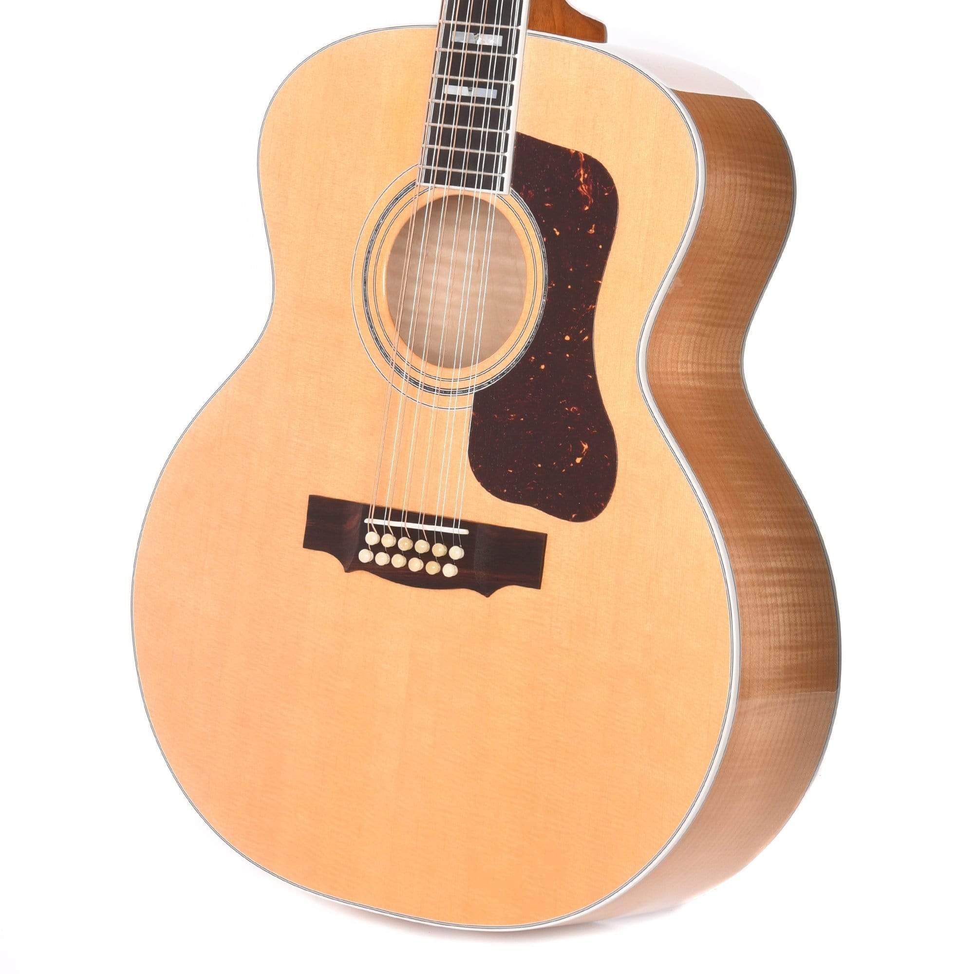 Guild USA F-512 Maple Jumbo 12-String Blonde Acoustic Guitars / Jumbo
