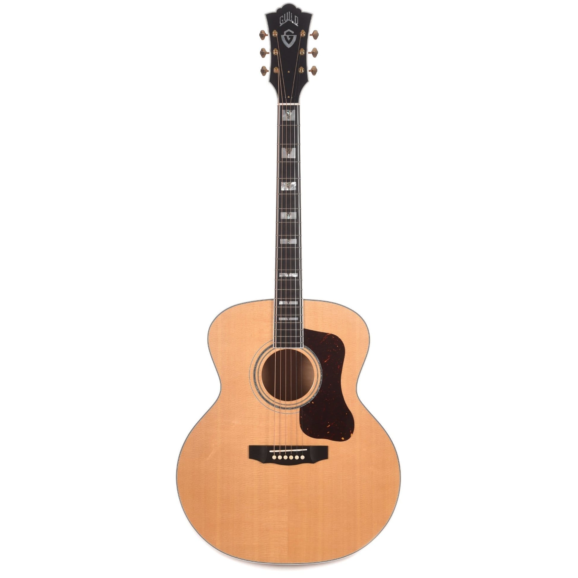 Guild USA F-55 Maple Jumbo Blonde Acoustic Guitars / Jumbo