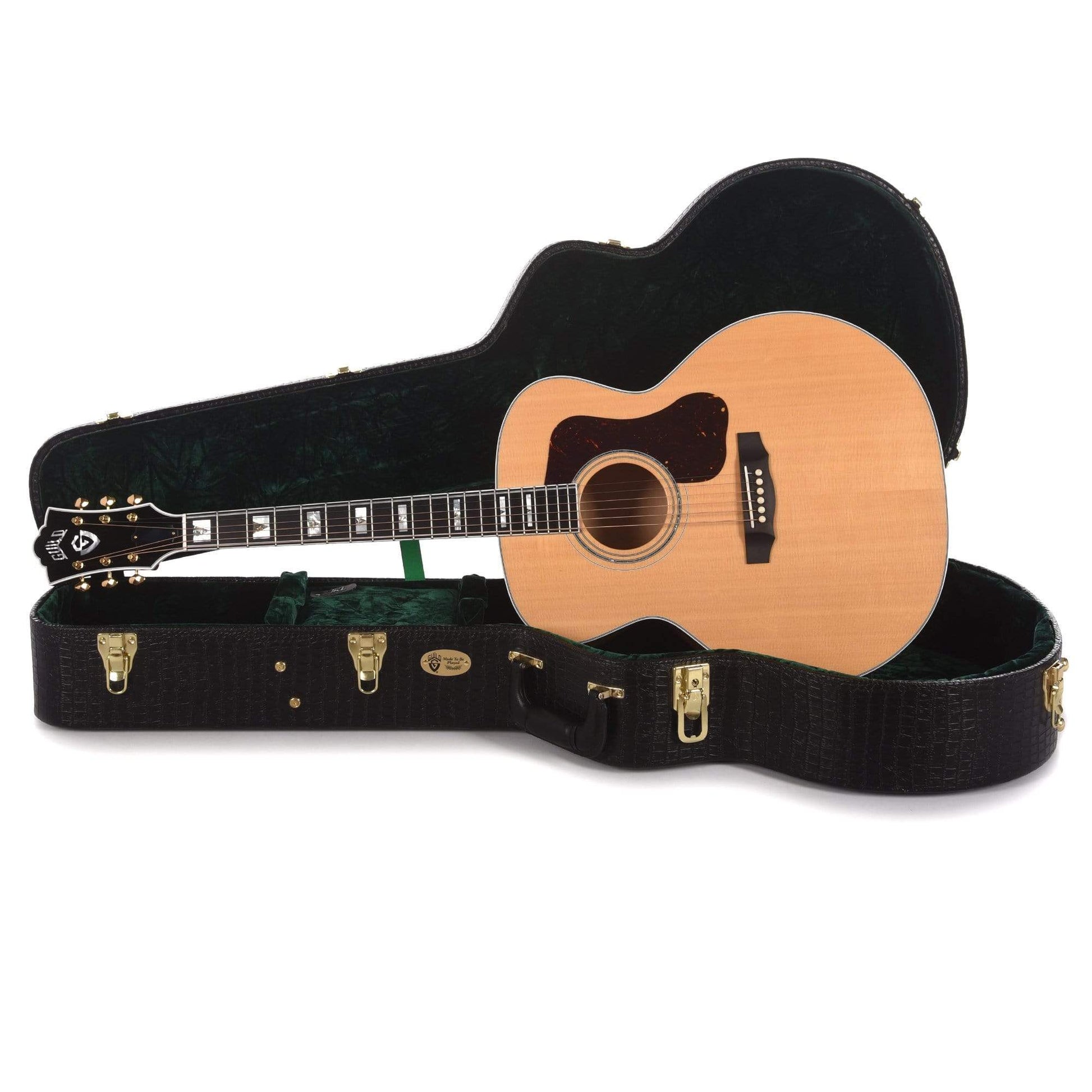 Guild USA F-55 Maple Jumbo Blonde Acoustic Guitars / Jumbo