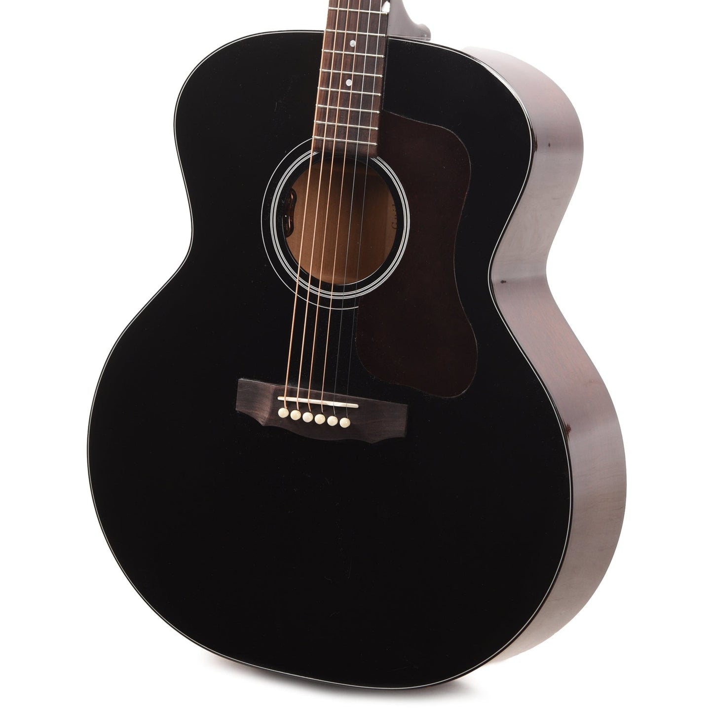 Guild USA Special Run F-40E Black Top Acoustic Guitars / Jumbo