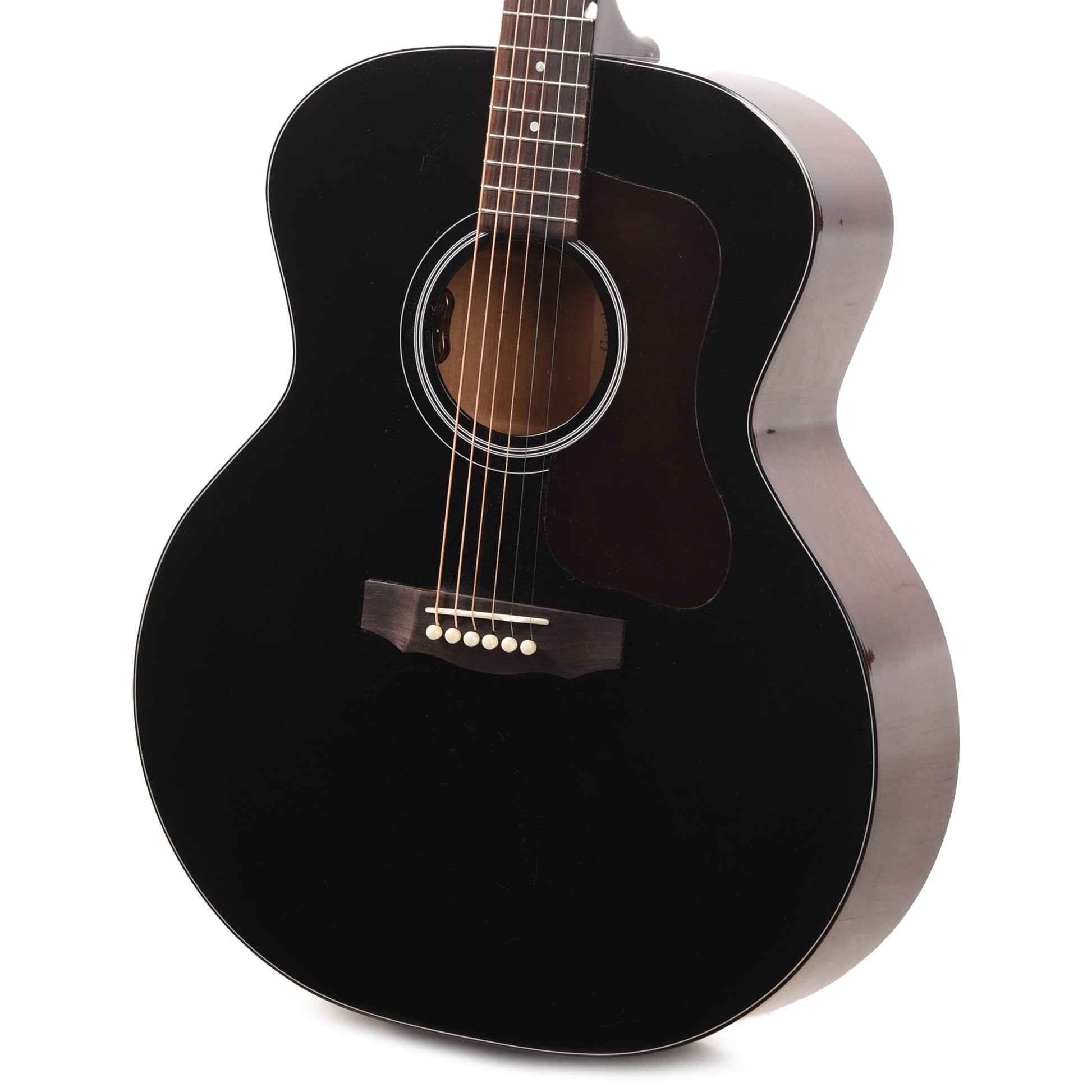 Guild USA Special Run F-40E Black Top Acoustic Guitars / Jumbo