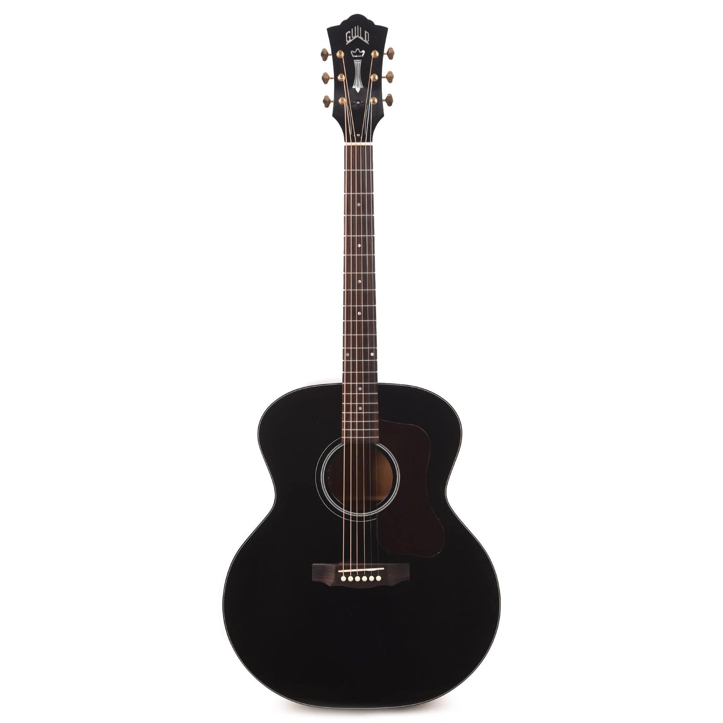 Guild USA Special Run F-40E Black Top Acoustic Guitars / Jumbo