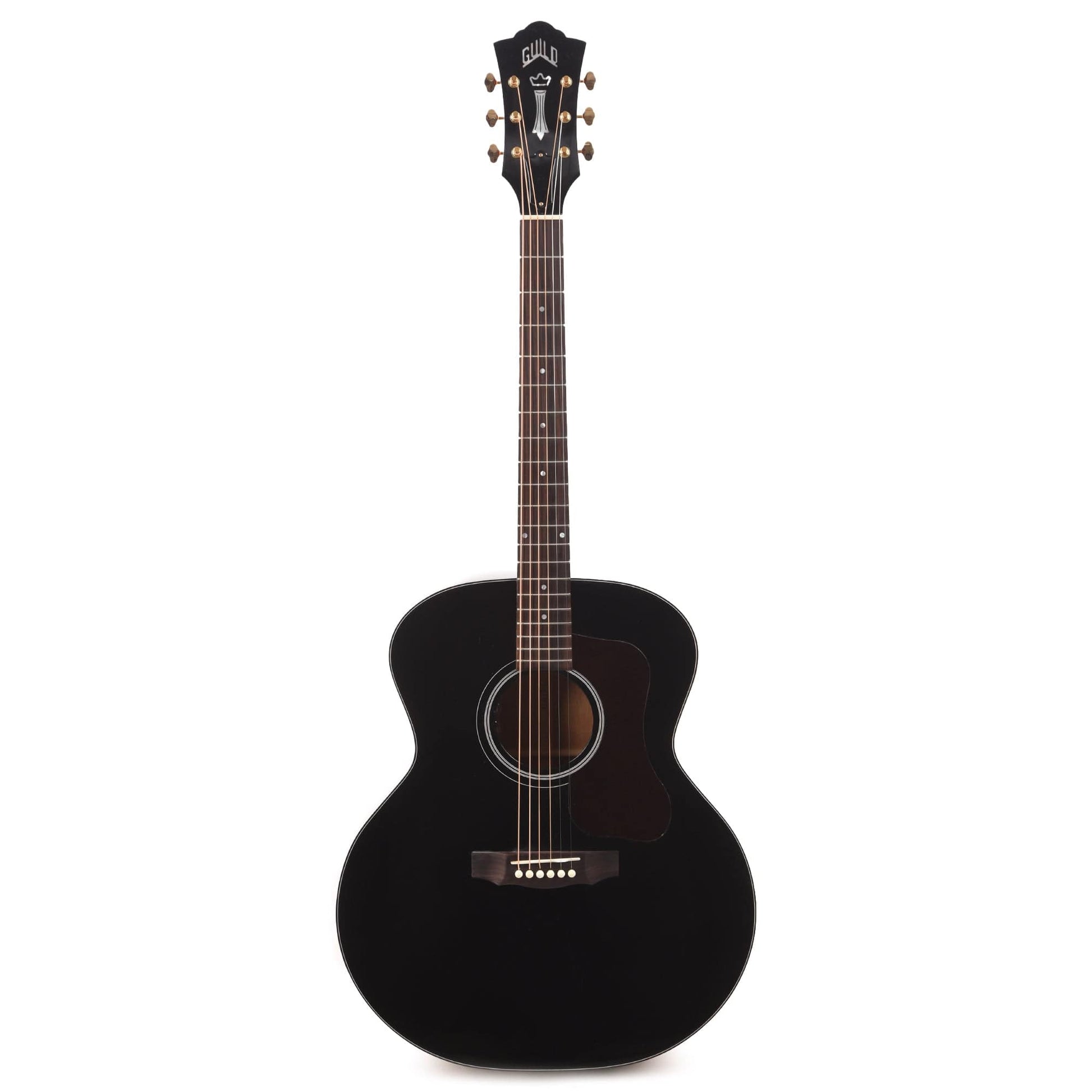Guild USA Special Run F-40E Black Top Acoustic Guitars / Jumbo