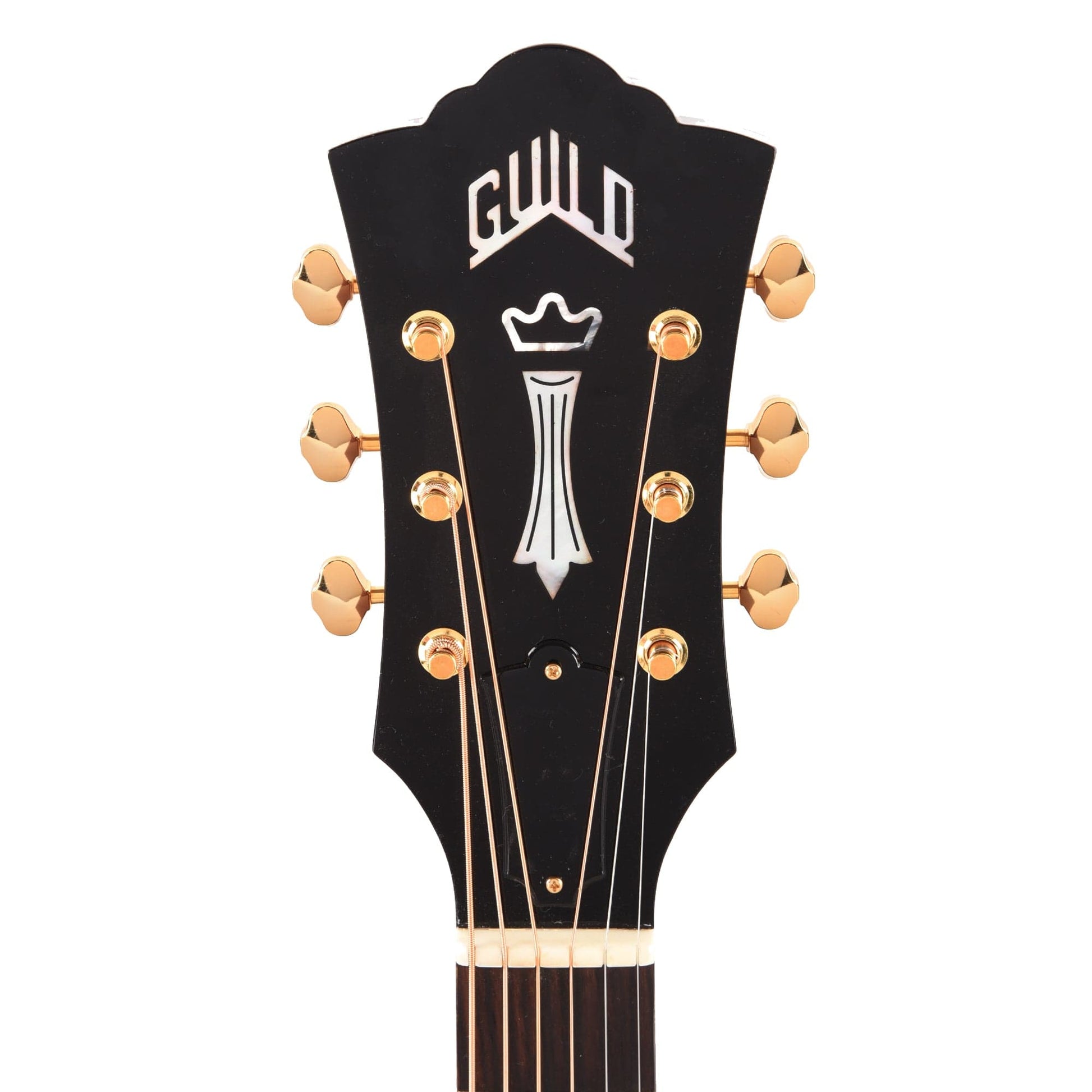 Guild USA Special Run F-40E Black Top Acoustic Guitars / Jumbo