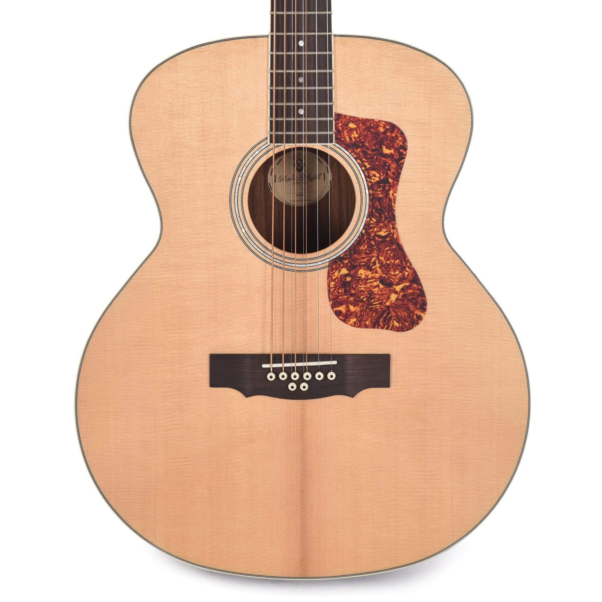Guild Westerly BT-258E Deluxe 8-String Baritone Archback Jumbo Spruce/Rosewood Natural Gloss Acoustic Guitars / Jumbo