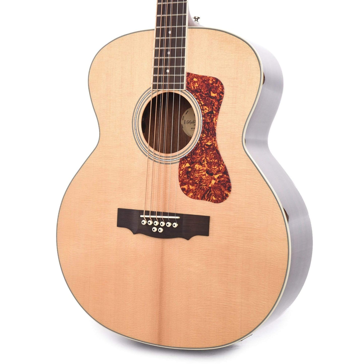 Guild Westerly BT-258E Deluxe 8-String Baritone Archback Jumbo Spruce/Rosewood Natural Gloss Acoustic Guitars / Jumbo